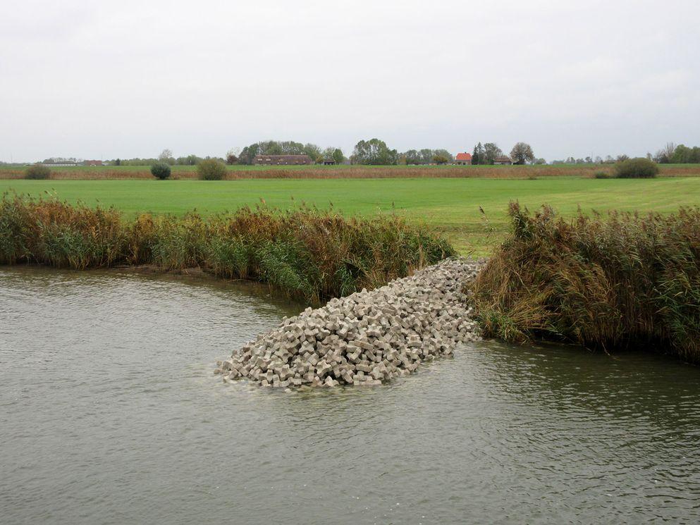 XStream blocks in River IJssel, The Netherlands