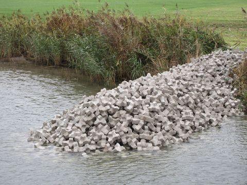 XStream blocks in River IJssel, The Netherlands