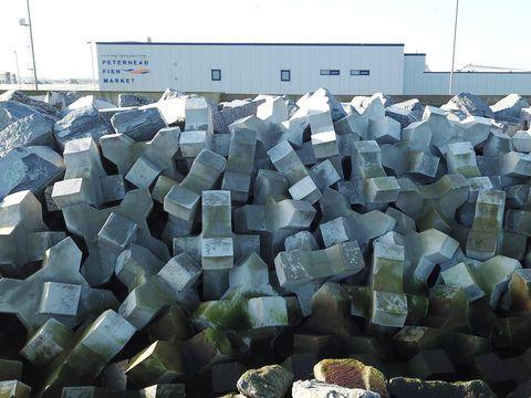 Peterhead Xbloc revetment