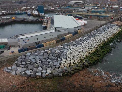 Peterhead Xbloc revetment
